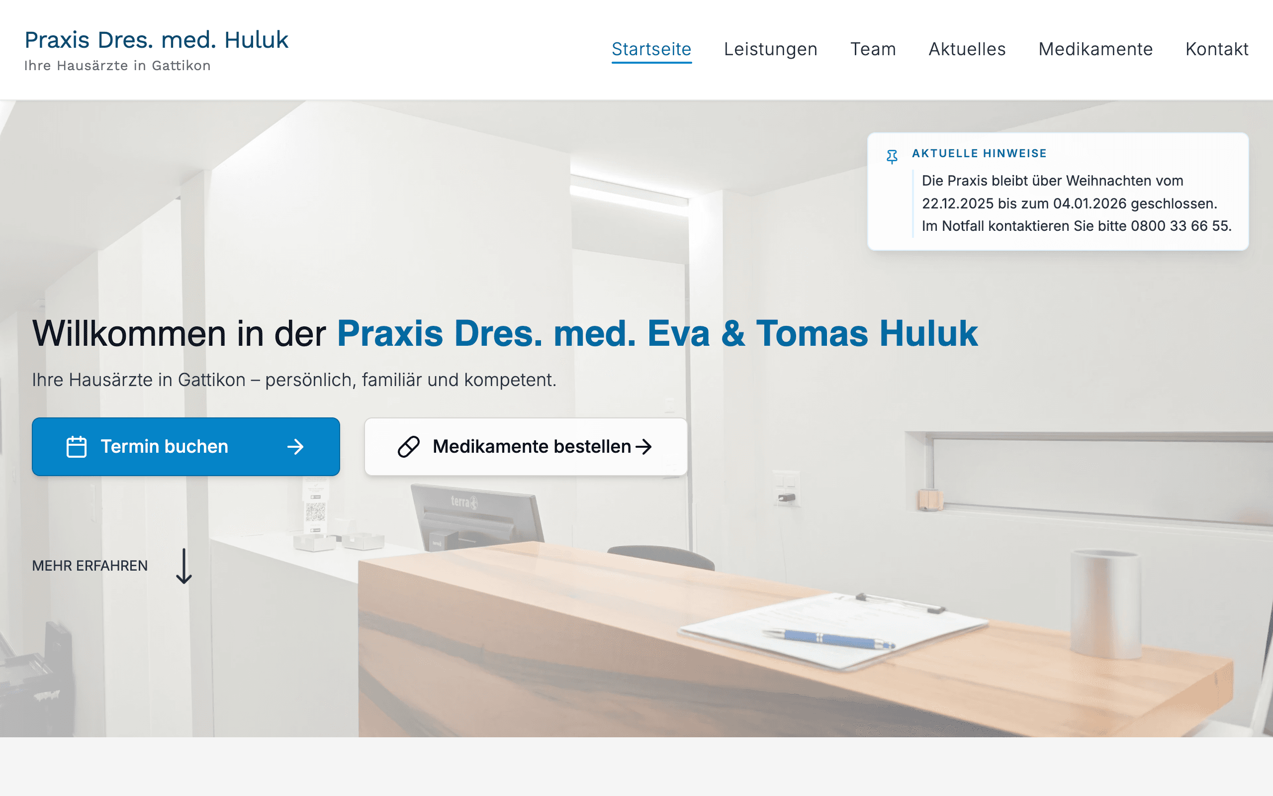 Website von huluk.ch